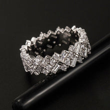 Cargar imagen en el visor de la galería, Inlaid Zircon 925 Sterling Silver Ring
