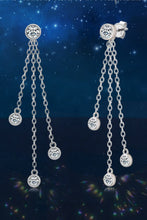 Load image into Gallery viewer, 1.2 Carat Moissanite Layered Chain Earrings
