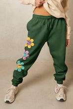 Cargar imagen en el visor de la galería, Simply Love Full Size Drawstring Flower Graphic Long Sweatpants
