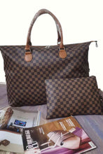 Load image into Gallery viewer, Checkered Two-Piece Bag Set
