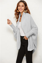 Load image into Gallery viewer, Open Front Dolman Sleeve Longline Cardigan
