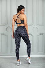 Load image into Gallery viewer, Leopard Sports Bra and Leggings Set
