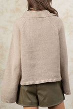 Load image into Gallery viewer, Buttoned Flare Sleeve Sweater
