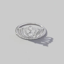 Load image into Gallery viewer, Crown Shape Zircon 925 Sterling Silver Ring
