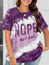 Cargar imagen en el visor de la galería, NOPE NOT TODAY Round Neck Short Sleeve T-Shirt
