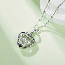 Cargar imagen en el visor de la galería, Moissanite 925 Sterling Silver Heart Necklace
