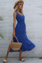 Load image into Gallery viewer, Double-Strap Side Slit Dress

