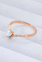 Load image into Gallery viewer, Moonstone Heart-Shaped Ring
