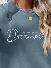 Load image into Gallery viewer, FOLLOW YOUR DREAMS Graphic Sweatshirt
