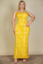 Cargar imagen en el visor de la galería, Plus Size Tie Dye Printed Cami Bodycon Maxi Dress
