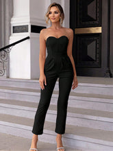 Load image into Gallery viewer, Sweetheart Neck Sleeveless Jumpsuit

