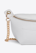 Cargar imagen en el visor de la galería, PU Leather Chain Strap Crossbody Bag
