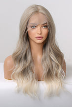 Cargar imagen en el visor de la galería, 13*2&quot; Lace Front Wigs Synthetic Long Wave 24&quot; 150% Density in Medium Blonde Highlights
