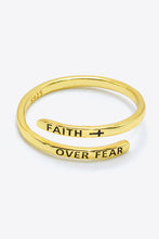 Cargar imagen en el visor de la galería, FAITH OVER FEAR Bypass Ring
