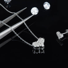 Load image into Gallery viewer, Moissanite 925 Sterling Silver Heart Necklace
