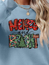 Load image into Gallery viewer, MERRY AND BRIGHT Long Sleeve Sweatshirt
