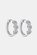 Cargar imagen en el visor de la galería, Moissanite 925 Sterling Silver Huggie Earrings
