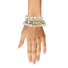 Cargar imagen en el visor de la galería, Multi Stone Glass Love Bracelets
