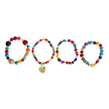 Cargar imagen en el visor de la galería, Rainbow Stone Glass Love Bracelets
