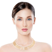 Cargar imagen en el visor de la galería, Gold Bar Rhinestone Collar
