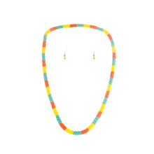 Load image into Gallery viewer, Multi Color Bead Cluster Necklace
