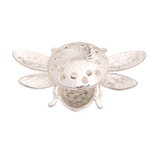 Load image into Gallery viewer, Multi and Silver Bee Magnet Brooch
