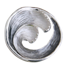 Load image into Gallery viewer, Silver Wave Magnetic Pin
