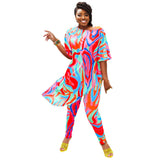 5XL Rainbow Asymmetric Set