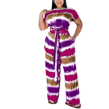 Load image into Gallery viewer, 3XL Purple Tie Dye Outfit Set
