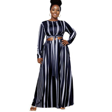 Load image into Gallery viewer, 3XL Navy Stripe Outfit Set
