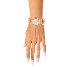 Load image into Gallery viewer, Gold Horsebit Stone Watch
