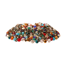Load image into Gallery viewer, Multi Color and Hematite Bead Copper Bib
