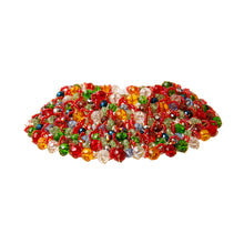 Load image into Gallery viewer, Red and Green Bead Copper Bib
