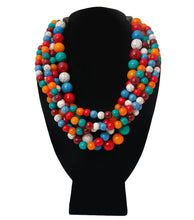 Load image into Gallery viewer, Cracked Multi Color Buffalo Horn Necklace
