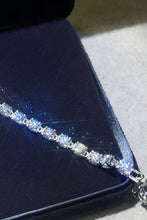 Load image into Gallery viewer, 10 Carat Moissanite Platinum-Plated Bracelet
