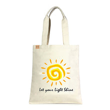 Load image into Gallery viewer, Let your Light Shine Eco Tote

