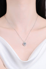 Cargar imagen en el visor de la galería, 925 Sterling Silver 1 Carat Moissanite Heart Pendant Necklace
