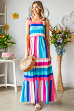 Load image into Gallery viewer, Striped Sleeveless Maxi Dress
