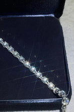 Load image into Gallery viewer, 10 Carat Moissanite Platinum-Plated Bracelet
