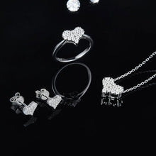 Cargar imagen en el visor de la galería, Moissanite 925 Sterling Silver Heart Bracelet
