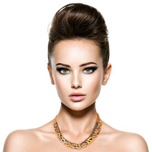 Load image into Gallery viewer, Matte Gold Leopard Link Set
