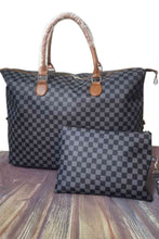 Load image into Gallery viewer, Checkered Two-Piece Bag Set
