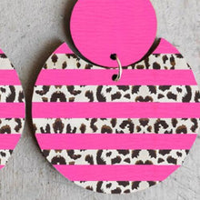 Load image into Gallery viewer, Xylem Leopard Dangle Earrings
