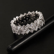 Cargar imagen en el visor de la galería, Inlaid Zircon 925 Sterling Silver Ring
