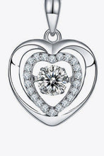 Cargar imagen en el visor de la galería, Moissanite Heart Pendant Necklace

