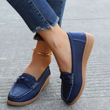 Cargar imagen en el visor de la galería, Weave Wedge Heeled Loafers

