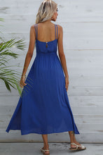 Load image into Gallery viewer, Double-Strap Side Slit Dress
