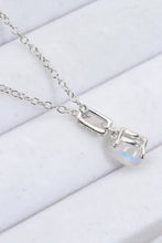 Cargar imagen en el visor de la galería, Moonstone Teardrop Pendant Necklace
