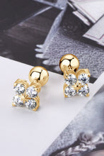 Cargar imagen en el visor de la galería, Moissanite 925 Sterling Silver Four-Leaf Clover Shape Earrings
