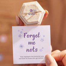 Cargar imagen en el visor de la galería, Flower Shape Inlaid Zircon 925 Sterling Silver Ring
